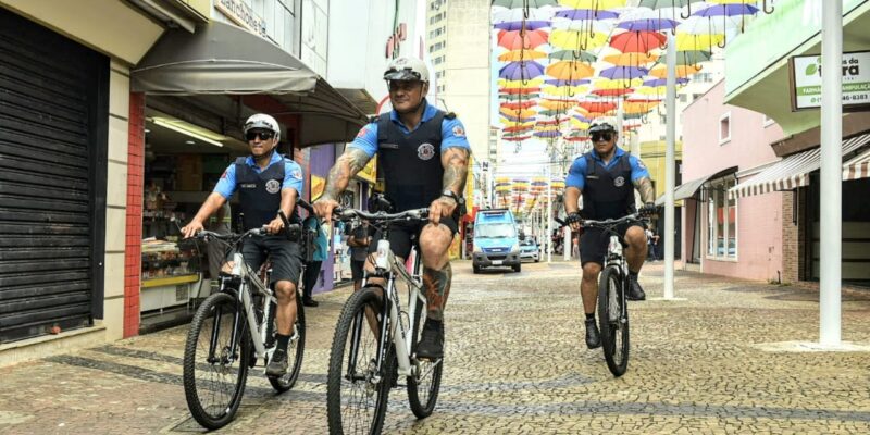 gama reativa o serviço de bike patrulha na região área central