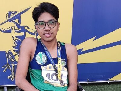 atleta paralímpico de santa bárbara é vice campeão brasileiro no arremesso de peso