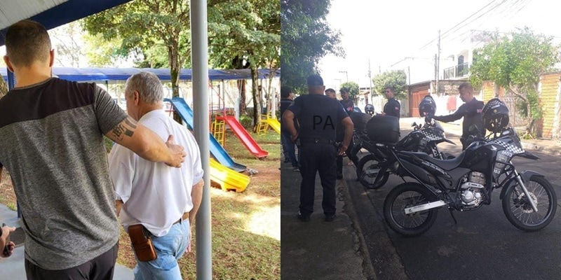 homem invade escola americana jardim da paz