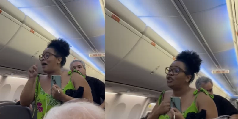 mulher negra voo gol