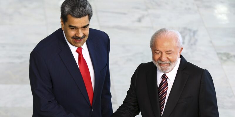 brasília (df), 29/05/2023 o presidente luiz inácio lula da silva recebe o presidente da venezuela, nicolás maduro, no palácio do planalto. foto: marcelo camargo/agência brasil