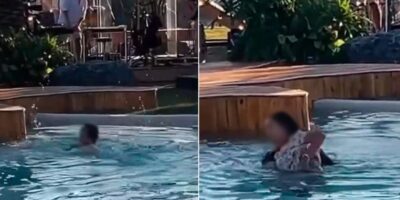 gusttavo lima fã é salva de piscina após quase se afogar durante gravação de dvd do cantor