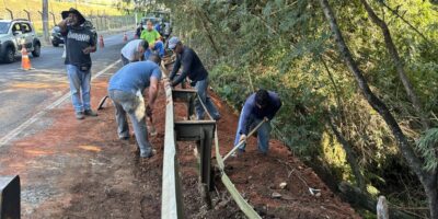 Prefeitura executa reparo em talude na Chácara Letônia