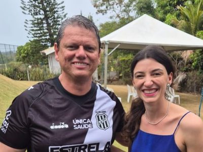 maria giovana com tarcísio de freitas
