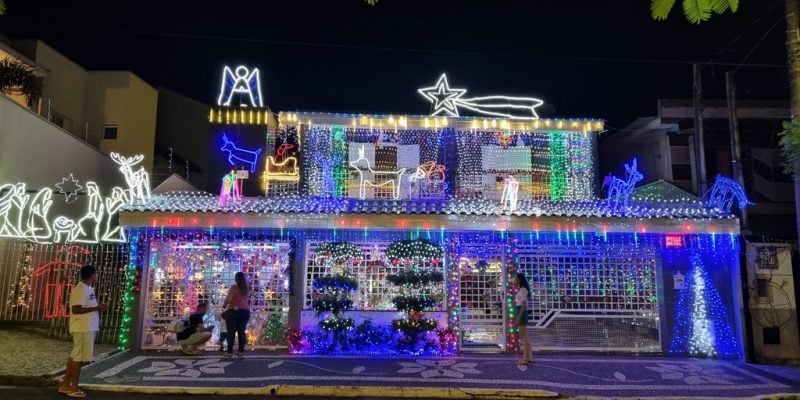 casa decorada natal americana