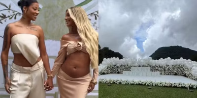 ludmilla e brunna gonçalves descobrem sexo de bebê