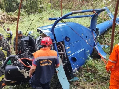helicoptero caiu