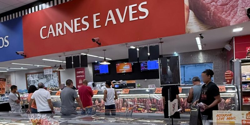 supemercado pague menos açougue