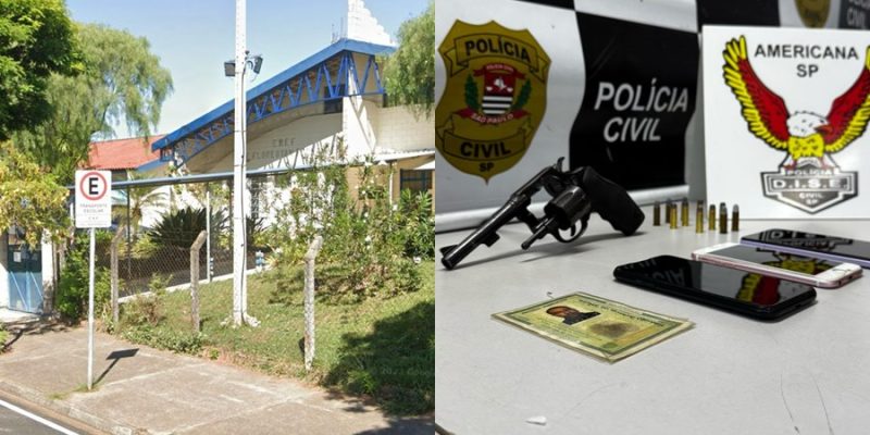 arma de fogo escola