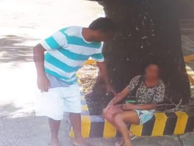 morador rua agressão 1