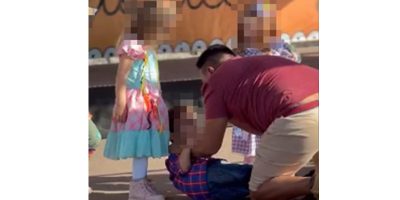 homem agride criança de 4 anos durante festa junina