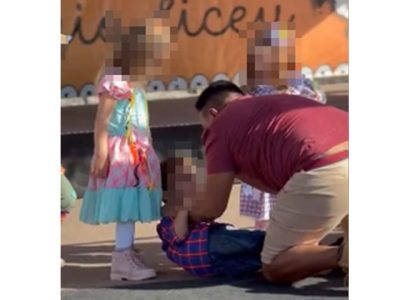 homem agride criança de 4 anos durante festa junina