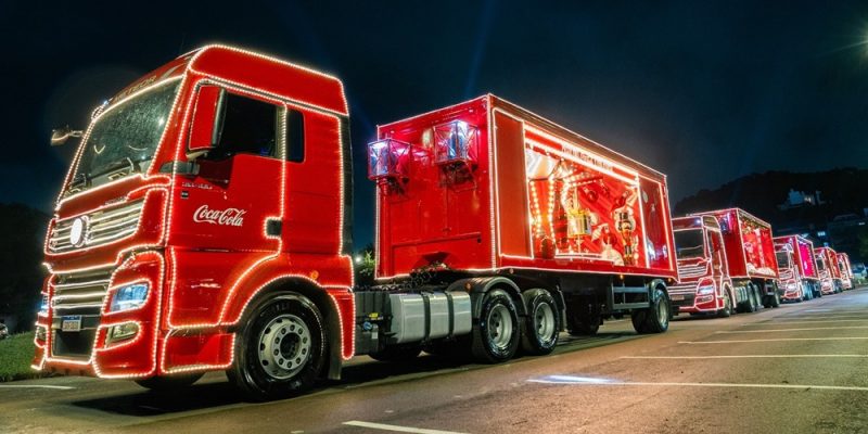 caravana coca cola americana