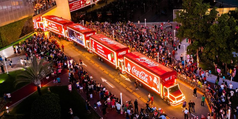 caravana-natal-coca-cola-Americana-Santa-Barbara