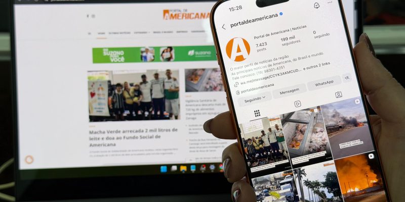 Com 46 milhões no mês, Portal de Americana se consolida como o mais visto da cidade