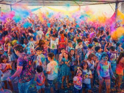 festa das cores tivoli divulgaÃ§Ã£o