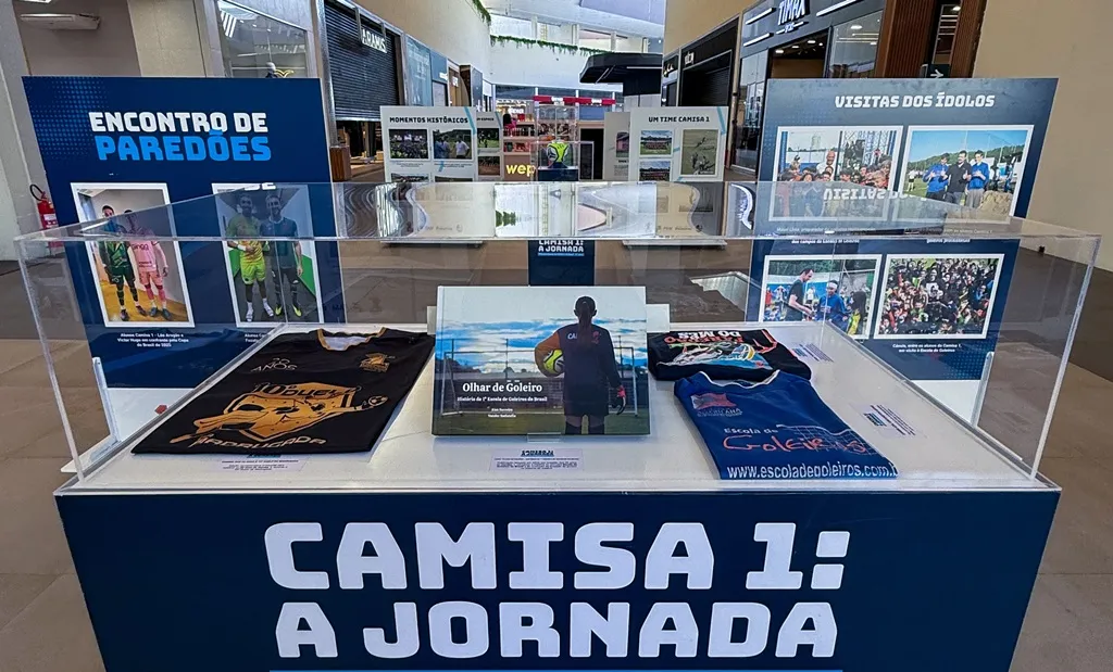 exposição camisa 1 a jornada”, da faculdade de americana, chega ao americana shopping