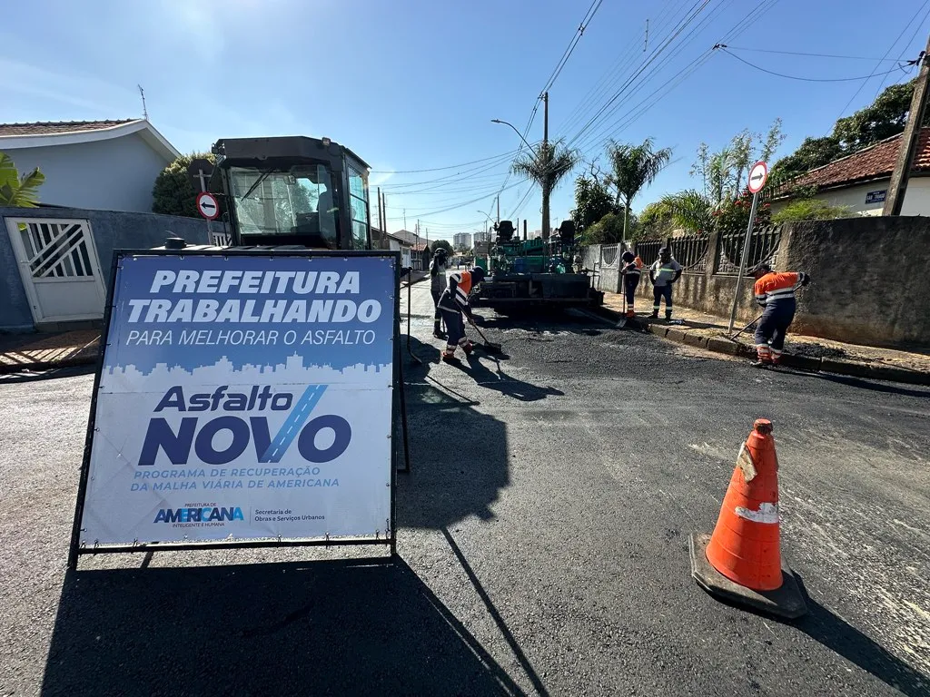 asfalto novo chega ao são vito e avança em diferentes regiões de americana